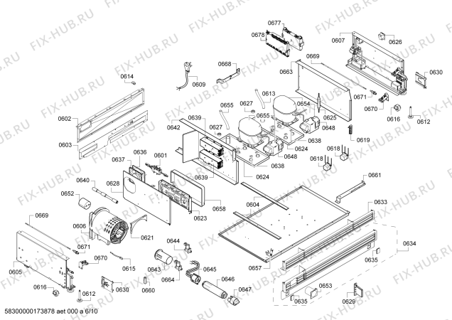 Схема №2 T30BB810SS с изображением Панель для холодильника Bosch 00746898