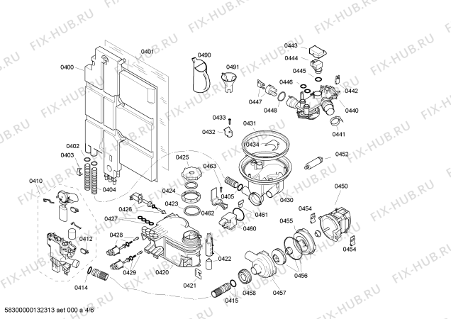 Схема №1 SGVKBN4 с изображением Рамка для посудомойки Bosch 00661587