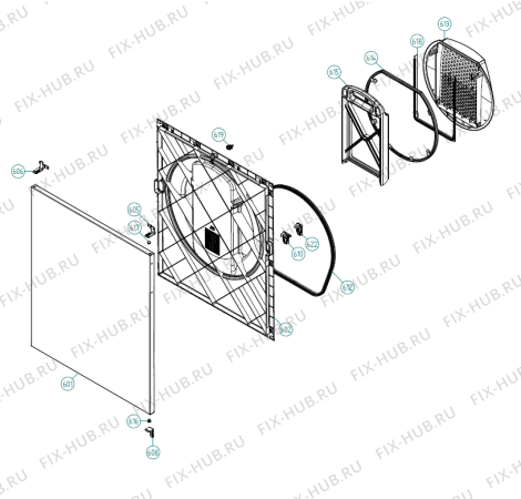 Взрыв-схема стиральной машины Asko T783C CN   -White (339703, TD60.2) - Схема узла 06