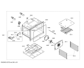 Схема №3 HBL3550UC с изображением Модуль управления для электропечи Bosch 00665998