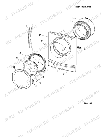 Схема №3 AVXXL120FR (F037722) с изображением Пластинка для стиральной машины Indesit C00267588