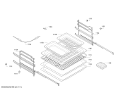 Схема №2 HSG856XC6 с изображением Корпус для печи Bosch 11029338