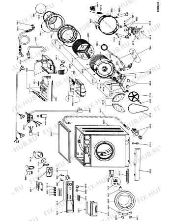 Схема №1 AWG 316 с изображением Вноска для стиральной машины Whirlpool 481945919583