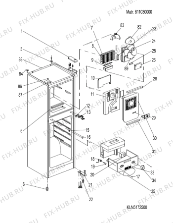 Схема №2 TAN350FFE (F054316) с изображением Сопротивление для холодильника Indesit C00270566