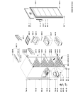 Схема №1 WV1644 A+X с изображением Корпусная деталь для холодильной камеры Whirlpool 480132101631