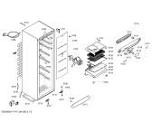 Схема №3 GSN32A20GB Logixx с изображением Дверь для холодильника Bosch 00243617