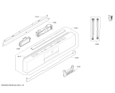 Схема №2 SMI69U45EU, SuperSilence с изображением Передняя панель для посудомойки Bosch 00744855