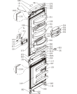 Схема №1 NRK67358A (174403, HZOKF3567PBF) с изображением Дверца для холодильника Gorenje 165996
