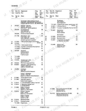 Взрыв-схема телевизора Siemens RE6666 - Схема узла 02