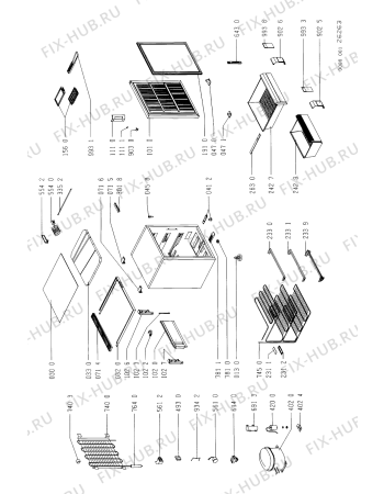 Схема №1 GKC 1313/2 с изображением Декоративная панель для холодильника Whirlpool 481946089411
