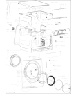 Схема №1 WFW5090GW с изображением Обшивка для стиралки Whirlpool 481010863519