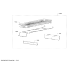 Схема №3 SM55E533CH с изображением Стойка для чашек для посудомоечной машины Siemens 12018998