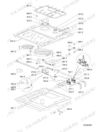 Схема №1 AKM 475 с изображением Лампочка духовки для плиты (духовки) Whirlpool 481225518267