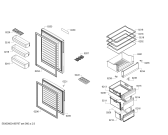 Схема №1 3KSB5410 с изображением Дверь морозильной камеры для холодильной камеры Bosch 00689096