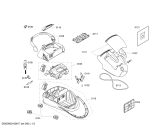 Схема №2 BSG71825 formula ProAnimaux 1800W с изображением Панель для мини-пылесоса Bosch 00492368