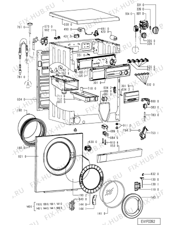 Схема №2 AWM 282 с изображением Микротермостат для стиралки Whirlpool 481228228251