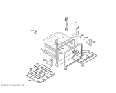 Схема №3 3HT503NP с изображением Блок подключения для плиты (духовки) Bosch 00606086