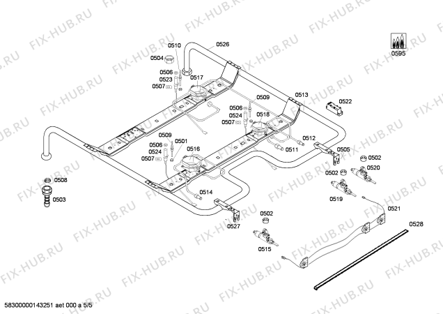 Схема №1 HM72D520R с изображением Переключатель для духового шкафа Siemens 00648748