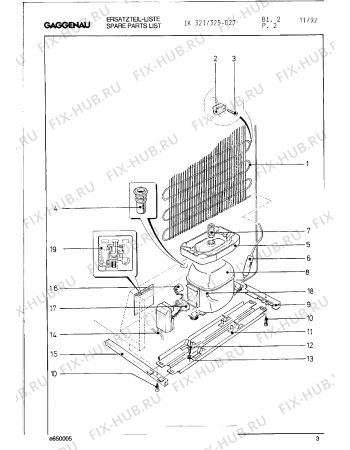 Взрыв-схема холодильника Gaggenau IK321127 - Схема узла 04