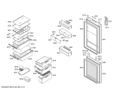 Схема №2 KG36NSW30 с изображением Дверь морозильной камеры для холодильной камеры Siemens 00686346