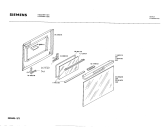 Схема №1 HB031454 с изображением Панель для плиты (духовки) Siemens 00115593