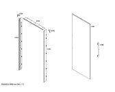 Схема №2 CIR36MIEL1 K 1911 SF с изображением Внешняя дверь для холодильника Bosch 00248715