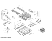 Схема №4 S21M85N4DE с изображением Передняя панель для электропосудомоечной машины Bosch 00703296