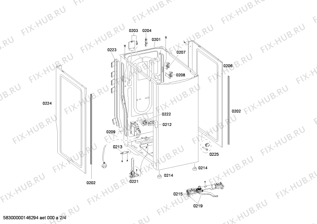 Схема №4 WP13T551FN с изображением Панель управления для стиралки Siemens 00448262