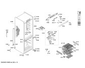 Схема №2 KGS36A45 с изображением Дверь для холодильной камеры Siemens 00249000