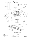 Схема №1 208302404402 PRF0007 с изображением Стекло для вытяжки Whirlpool 480122102311