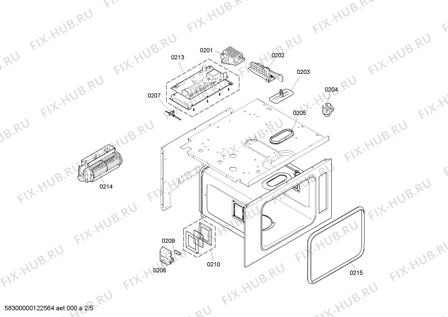 Схема №1 BS221110 с изображением Рамка для плиты (духовки) Bosch 00684056