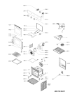 Схема №1 IFW 6834 BL с изображением Обшивка для плиты (духовки) Whirlpool 481010896953