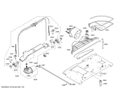Схема №3 HBN77P750 с изображением Панель управления для плиты (духовки) Bosch 00448701