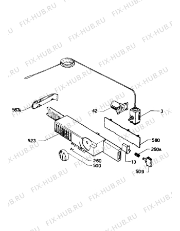 Взрыв-схема холодильника Zanussi ZPL6163 - Схема узла Electrical equipment