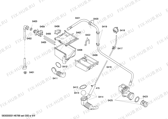 Схема №2 4TS860A с изображением Панель управления для стиралки Bosch 00449644