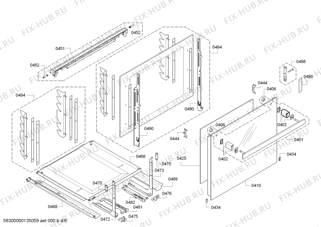 Схема №4 HEA34S550 с изображением Часы для духового шкафа Bosch 00649679