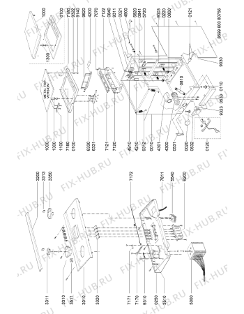 Схема №1 LF 585-1 с изображением Переключатель для стиралки Whirlpool 481990310017