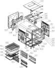 Схема №1 OT8687S (728784, BO6CO4F3-42) с изображением Уплотнитель двери Gorenje 548710