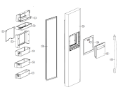 Схема №3 NRS89557E (257419, HRF662FF/ASS) с изображением Декоративная панель для холодильной камеры Gorenje 271167