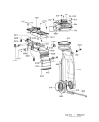 Схема №1 AWZ 612 с изображением Уплотнитель (прокладка) для стиралки Whirlpool 480113100179