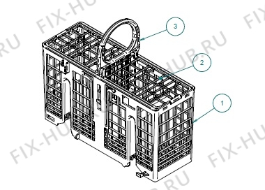 Большое фото - Дверка для посудомоечной машины Indesit C00513964 в гипермаркете Fix-Hub