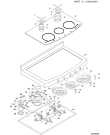 Схема №1 TCG31IX (F024535) с изображением Шланг для духового шкафа Indesit C00056190