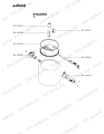 Схема №1 6162200N с изображением Сотейника Seb SS-150372