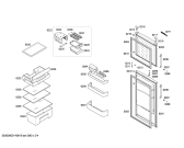 Схема №3 KDN30X73 с изображением Дверь для холодильника Bosch 00248280