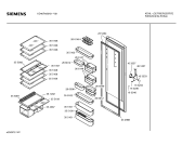 Схема №2 KD40R420 с изображением Передняя панель для холодильной камеры Siemens 00217305