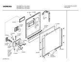 Схема №4 SE34400 с изображением Вкладыш в панель для посудомоечной машины Siemens 00350305