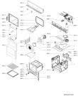 Схема №1 BLZ 6200/IN с изображением Клавиша для плиты (духовки) Whirlpool 481241279459