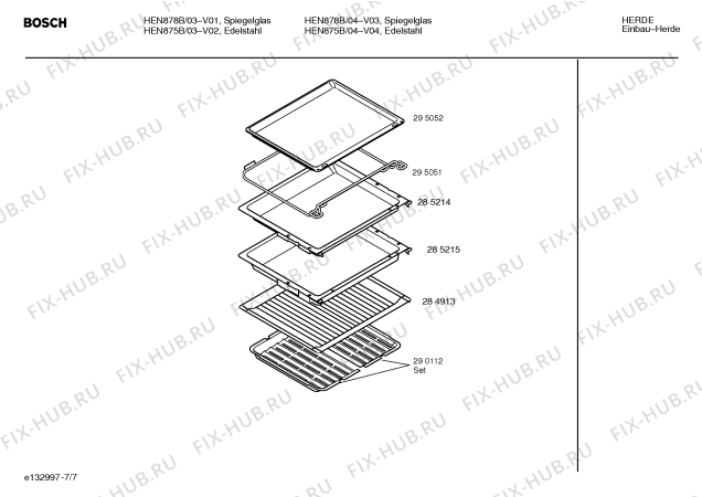 Схема №2 HEN870B с изображением Инструкция по эксплуатации для плиты (духовки) Bosch 00523578
