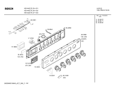 Схема №1 HSV442EEU Bosch с изображением Панель управления для электропечи Bosch 00446874