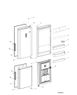 Схема №2 XH9T2OXZ (F093123) с изображением Дверка для холодильной камеры Indesit C00484558
